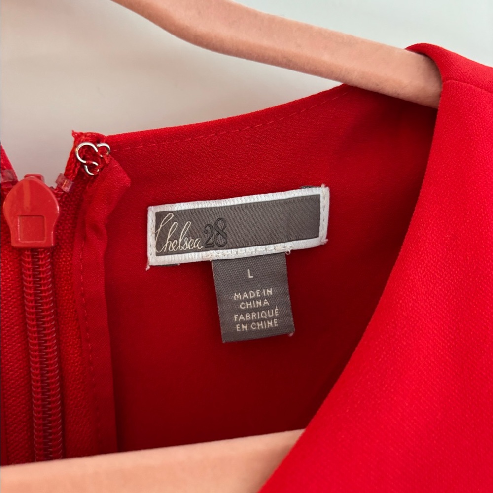 Chelsea28 Red Ruffled Mini Dress - Picture 4 of 4